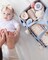 Baby Diaper Caddy Organizer, Quilted Nursery Storage Organizer for Newborn Essentials and Diaper Changing Station, Gift for Baby Shower and Registry Must-Have (Baby Breeze)